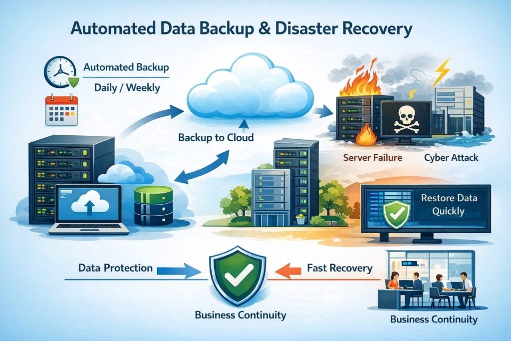 Automated Data Backup & Disaster RecoveryR